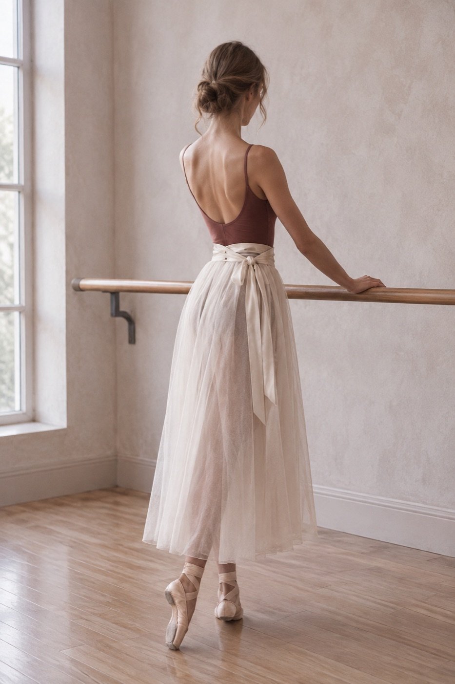 Brume Tie-Waist Tulle Wrap Skirt