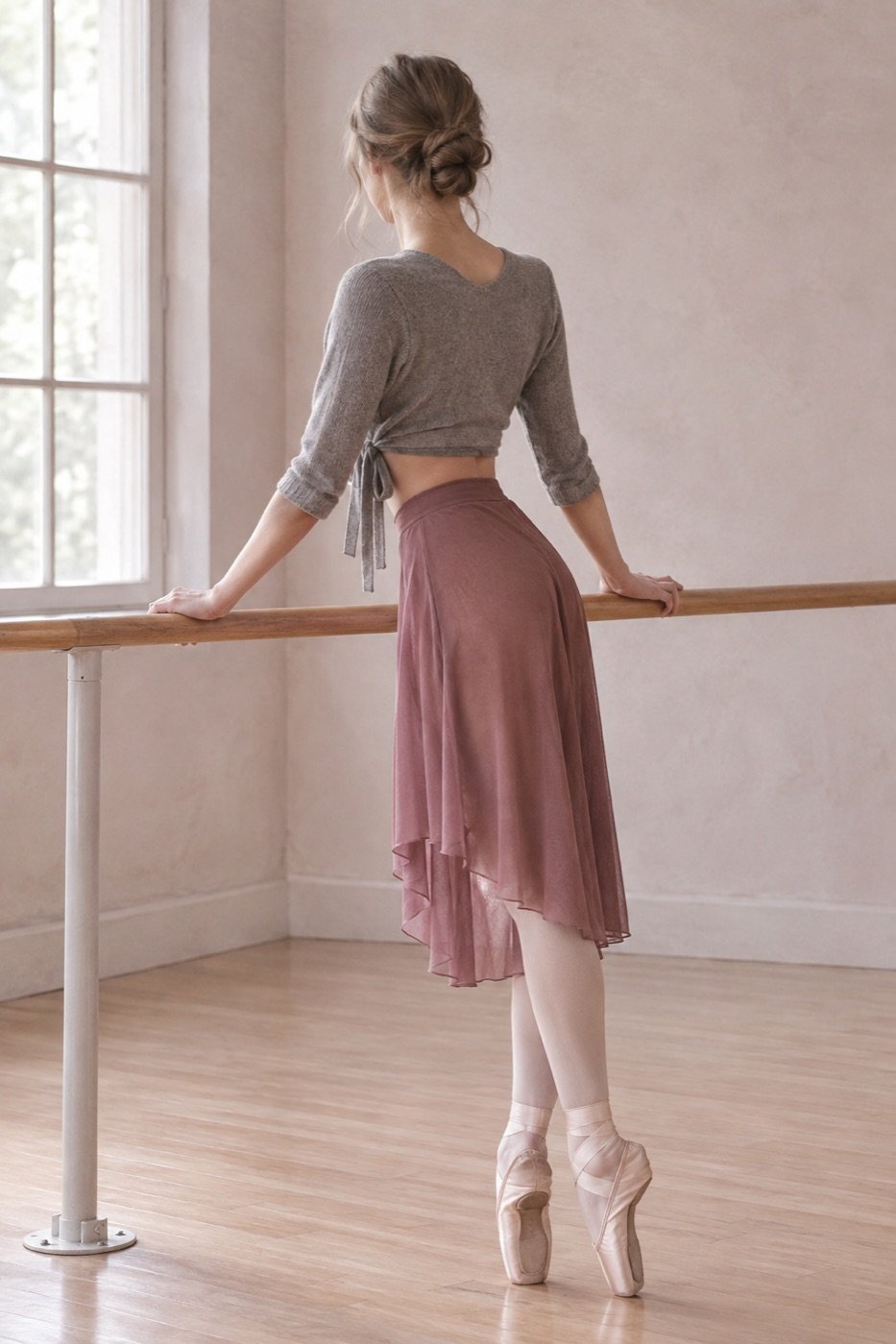 Écharpe Tie-Front Knit Wrap