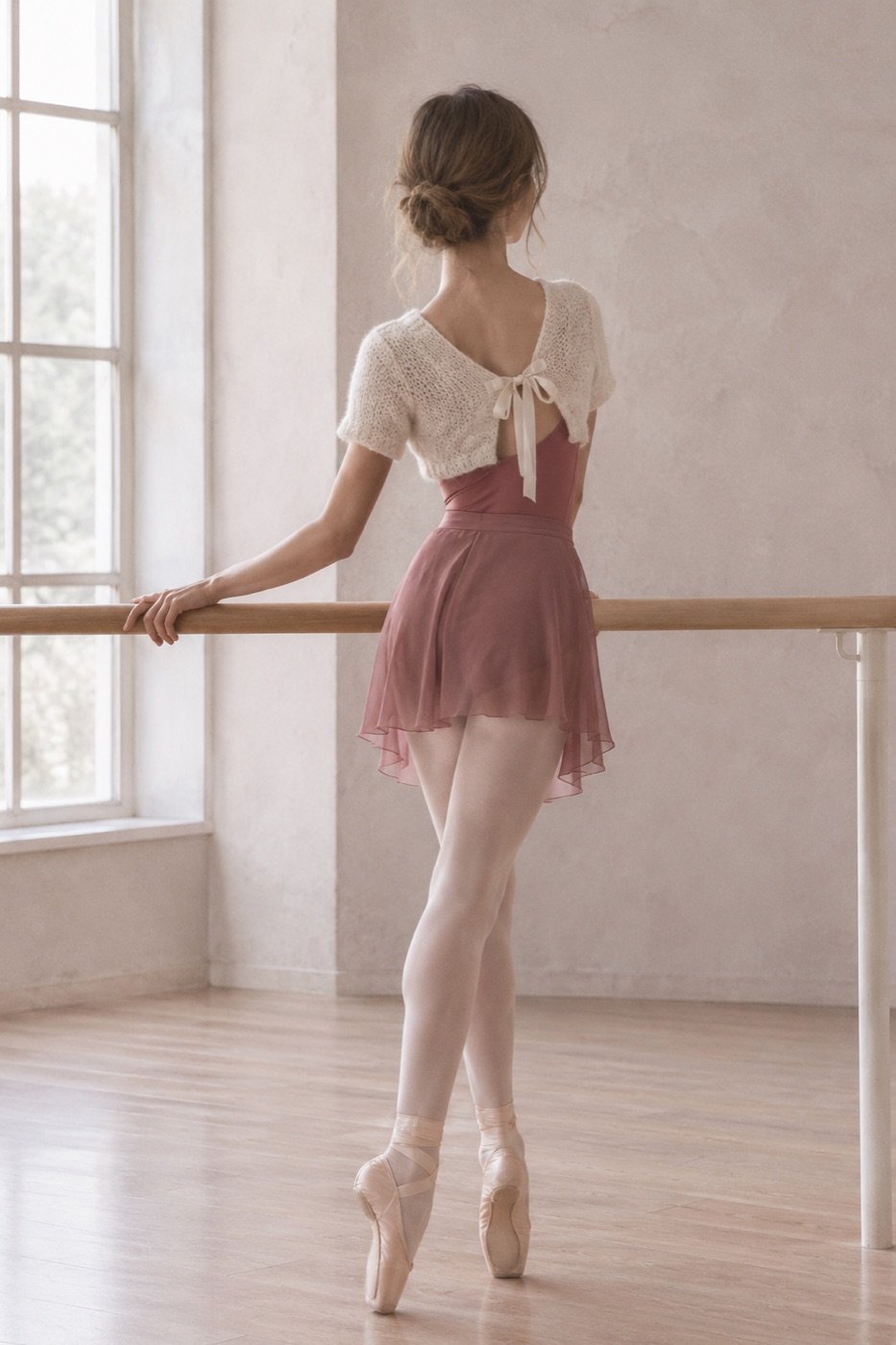 Plume Ribbon-Tie Bolero